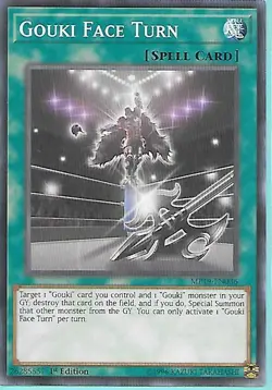 3x Yugioh MP19-EN036 Gouki Face Turn Common Near Mint 1st Edition - Image 1