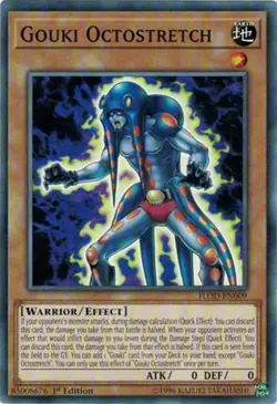 3X Yugioh FLOD-EN009 Gouki Octostretch Common 1ST ED NM - Image 1