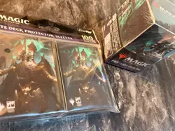 Necron X Warhammer MTG Ultra Pro sleeves (100) & Deck box NEW/SEALED - Image 1