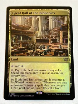 Great Hall of the Biblioplex - Foil | Secrets of Strixhaven | NM | MTG - Image 1