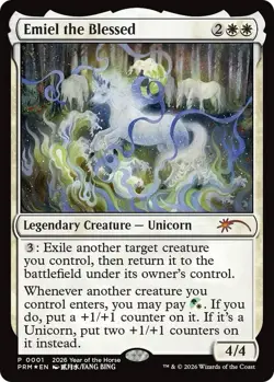 FOIL Emiel the Blessed MTG APAC Promo - 2026 Year Of The Horse - English NM - Image 1
