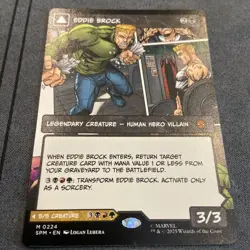 Eddie Brock (0224) (Borderless) Non-Foil M Marvel's Spider-Man 224 NM - Image 2