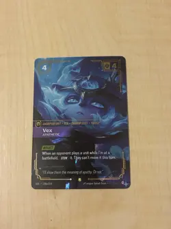 Riftbound TCG - Vex, Apathetic - Alternate Art - UNLeashed 150a/219 - Image 1