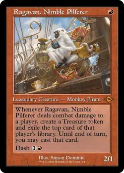 Ragavan, Nimble Pilferer (Retro Frame) [MH2 - 11] - NM TCG MTG - Image 1