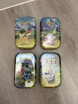 Pokemon Mini Tin Erhabene Helden 4 Stuck OVP - Image 1