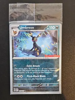 UMBREON 130/197 GAMESTOP STAMPED SEALED POKEMON NM/M 2018 - Image 1