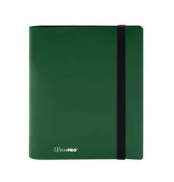 Ultra Pro Pokemon Yugioh Magic Eclipse 4 Pocket Pro Binder-Forest Green - Image 1