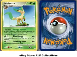 2009 Pokemon, Platinum Rising Rivals, #45/111 Leafeon Lv. 49, Uncommon (b) - Image 1