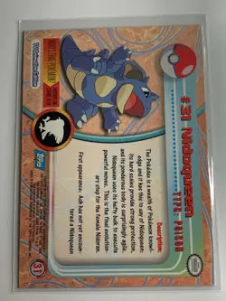 1999 Topps Pokemon TV #31 Nidoqueen (B) Silver Foil Blue Logo FREE COMBINED SHIP - Image 2