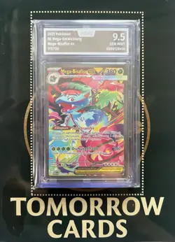 2025 Pokemon Mega Bisaflor ex Mega Entwicklung #177 AOG 9.5 Gem Mint DE no PSA - Image 1