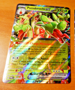 POKEMON EVOLUTIONS PRISMATIQUES CARD HOLO CARTE Pomdorochi EX 011/131 FR TEF NM - Image 1