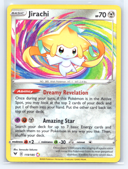 Jirachi 119/185 Amazing Rare Vivid Voltage Pokemon - Image 1