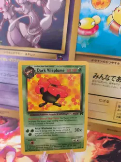 Pokemon Karte Card DARK Vileplume Dunkles Giflor Team Rocket English Wotc NM+ - Image 1