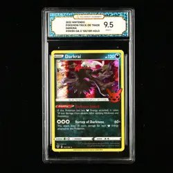 TQG 9.5 Mint+ 2022 Pokemon ENG Darkrai #SWSH-DA D 105/189 HOLO - Image 1