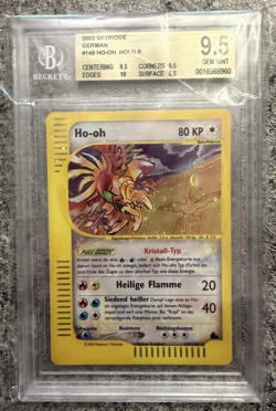 HO-OH-HOLO GERMAN POKEMON SKYRIDGE 2003 149 BGS 9.5 - 10 - Image 1