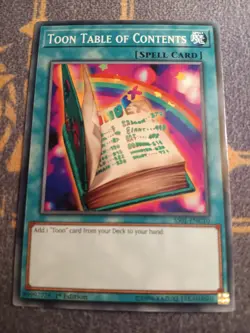 1x Toon Table of Contents SS01-ENC10 Common First Edition Near Mint - Image 1