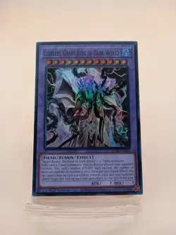 Yugioh Clorless, Chaos King of Dark World MZMI-EN014 Maze of Millennia 1st Ed NM - Image 1