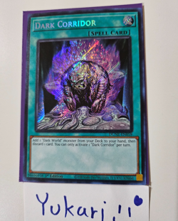 Dark Corridor (Secret rare) DUNE-EN059 1st Edition NM Yugioh TCG English - Image 1