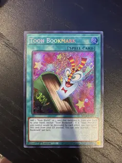 Yu-Gi-Oh! Toon Bookmark BLCR-EN067 - 1st Edition - Secret Rare - Near Mint! - Image 1