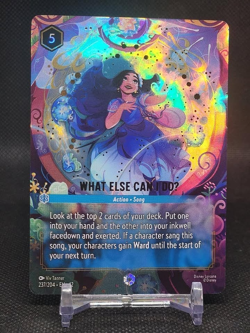 Disney Lorcana What Else Can I DoU Enchanted 237/204 Wilds Unknown - Image 1