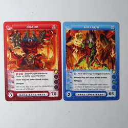 Chaotic Card PROXY Lot fan Maxxor Chaor 2 Cards Non-foil - Image 1