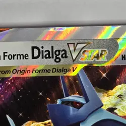 Pokemon Sword & Shield Origin Forme Dialga VSTAR SWSH256, JUMBO CARD Holo Promo - Image 2