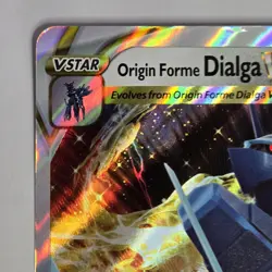 Pokemon Sword & Shield Origin Forme Dialga VSTAR SWSH256, JUMBO CARD Holo Promo - Image 4