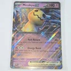 Oversized Mimikyu ex 004 Sv: Scarlet & Violet Black Star Promo Card Holo Jumbo - Image 1