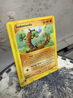 Sudowoodo 36/147 Aquapolis Non-Holo Rare Vintage Pokemon Card TCG - Image 3