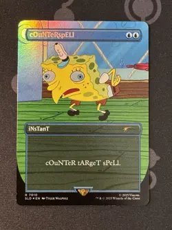 cOuNTeRspELI - Rainbow Foil - SpongeBob Secret Lair - Bonus Card - MTG - NM 7010 - Image 1