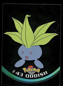 Pokemon Card - Topps Blue Logo TV Animation Edition Oddish #43 Foil - Image 1