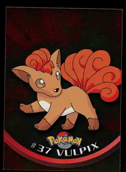 Pokemon Card - Topps Blue Logo TV Animation Edition Vulpix #37 Foil - Image 1