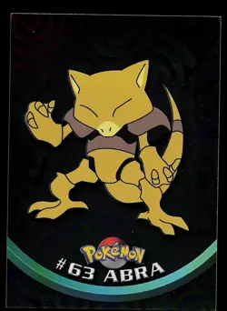Pokemon Card - Topps Blue Logo TV Animation Edition Abra #63 Foil - Image 1
