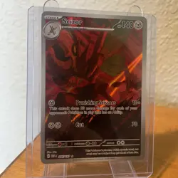 Scizor 205/197 SV03: Obsidian Flames Holo IR NM Pokemon Card 2023 - Image 1