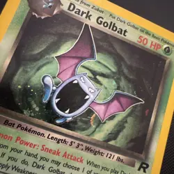 Pokemon Dark Golbat TCG Holo Rare Card 7/82 Team Rocket Series NEAR MINT - Image 1