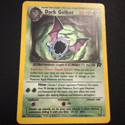 Pokemon Dark Golbat TCG Holo Rare Card 7/82 Team Rocket Series NEAR MINT - Image 2