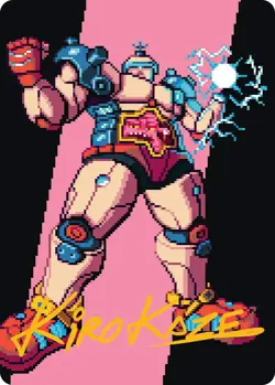 MTG Krang, the All-Powerful Art Card - Gold-Stamped Signature, Art Series: Teena - Image 1