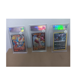 2021 Pokemon TCG Graded 3-Card Lot Cinderace V 018, Medicham V 083, Darkrai 167 - Image 1