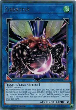 3X Yugioh FLOD-EN052 Greatfly Rare 1ST ED NM - Image 1