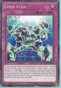 3x Yugioh MP19-EN045 Limit Code Common Near Mint 1st Edition - Image 1