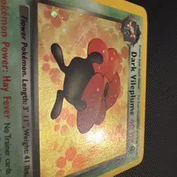 Team Rocket's Dark Vileplume 13/82 Rare Holo Pokemon TCG Card - mint - Image 4