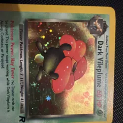 Team Rocket's Dark Vileplume 13/82 Rare Holo Pokemon TCG Card - mint - Image 5