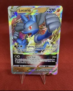 Lucario VSTAR SWSH214 SWSH: Sword & Shield Promo Cards Holo - Image 1