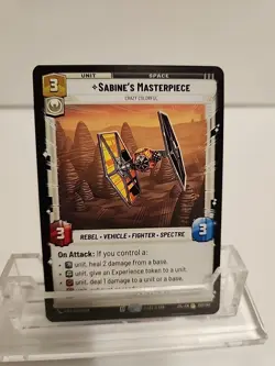 Sabine's Masterpiece - Crazy Colorful 250/262 Star Wars Unlimited TCG Card JTL - Image 1