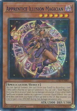 YUGIOH LDS3-EN087 APPRENTICE ILLUSION MAGICIAN ULTRA RARE NEAR MINT (NM) (BLUE) - Image 1