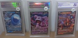 Pokemon Graded V Cards Lot: Arctovish, Granbull, Volcanion - Holo, English - Image 1