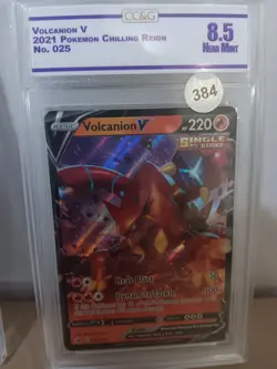 Pokemon Graded V Cards Lot: Arctovish, Granbull, Volcanion - Holo, English - Image 3