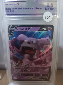 Pokemon Graded V Cards Lot: Arctovish, Granbull, Volcanion - Holo, English - Image 4