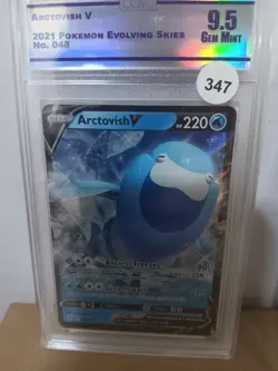 Pokemon Graded V Cards Lot: Arctovish, Granbull, Volcanion - Holo, English - Image 5