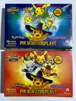2025 PIKACHU COSPLAY FE 2 BOX CARDS - 30 SEALED PACKS Peru Edition FREE SHIP USA - Image 1